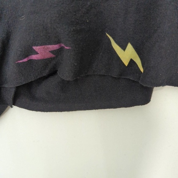 Quiet Storm Womens Runaway Lightning Shirt Top Black M NWT - Picture 4 of 8
